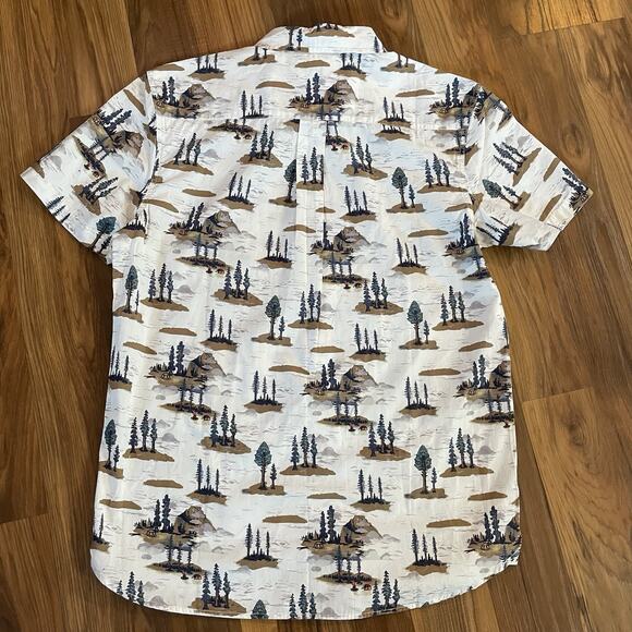 NWT The North Face Men’s Medium Short Sleeve Baytrail Button Up Shirt - Picture 7 of 8